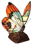 Tiffany Style Butterfly Accent Table Lamp Night Light 10" Tall Stained Glass. Fixed Price $84.57.
