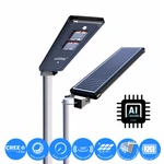 Solar Power Ai Smart 20W 3200LM All-night-on Aluminum Led Street Parking Lot. Fixed Price $250.60.