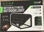 Litezall 300 Lumen Solar Black Water-resistant Led Security Light New In Box. Fixed Price $15.95.