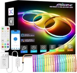 Miwise Rgb Smart Ic Cob Led Strip LIGHT,20FT Color Chasing Flexible Tape. Fixed Price $77.99.