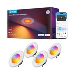 Govee 6-INCH Smart Led Recessed Downlight 4 Pack Multicolor App Voice Control. Fixed Price $105.99.