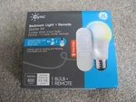 Brand New Ge Cync Bedroom Light Bulb + Remote Starter Kit. Fixed Price $32.98.