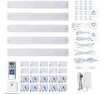 Wired 12 Inch Led Under Cabinet Light Kit With 5 Bars And Remote Control. Fixed Price $35.00.