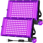 Thecham 100W Led Black Lights IP66 Waterproof Outdoor With 5.9FT. Fixed Price $63.79.