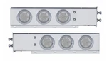 61735 Up 2" Bolt Pattern Ss Spring Loaded Bar With 6X 4" Led Lights Red/clear. Fixed Price $295.00.