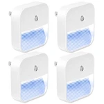 4PCS Night Light Plug-in 6 Led Wall Lamp Dusk To Dawn Sensor Kid Bedroom Hallway. Fixed Price $8.99.