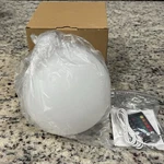 Loftek Led Night Light Ball 8IN 16 Rgb Colors & Dimmable Globe W/ Remote. Fixed Price $51.99.