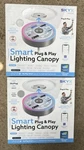 Skyplug 5 In. Brushed Nickel Smart And Play Lighting Base - Carina (2PK). Fixed Price $74.99.