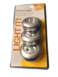 Fulcrum It Stick On Led Lights 3 Pack Silver New. Fixed Price $13.49.