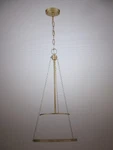 Z-lite Madeline 18 Modern Gold 5-LIGHT Pendant With White Fabric Shade. Fixed Price $389.45.