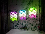 Open Cube Medium 25 Piece Puzzle Luvalamp Jigsaw Iq Lights Infinity Usa. Fixed Price $16.50.