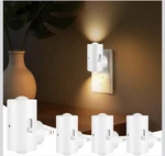 4 Pack Auto Sensor Led Night Light Plug In Warm For Bedroom Hallway. Fixed Price $18.99.