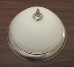 Montpellier Collection Ceiling -- Satin Nickel Finish 2-LIGHT Flushmount. Fixed Price $13.99.