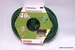 Outdoor Extension Cord Green 40FT Grounded Outlet Westinghouse T28308. Fixed Price $11.16.