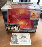 Galoob Micro Machines Action Fleet Star Wars Bespin Twin-pod Cloud Car Box Figs. Fixed Price $8.00.