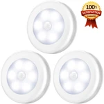 Led Motion Sensor Closet Light Battery Powered Indoor Wall Cabinet Night. Fixed Price $8.50.
