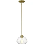 Z-lite 722MP-SG Amon 1 Light 8 Inch Satin Gold Pendant Ceiling. Fixed Price $55.00.