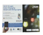 Feit Electric Smart Led String 12 Lights Changing - Multicolored 24FT. Fixed Price $48.88.