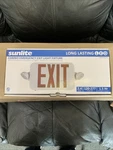 Sunlite Combo Emergency Exit Light Fixture #05279. Fixed Price $28.72.