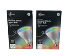 Ge, Cync Full Color Dynamic Effects Smart Bulb, CLEDR309CDEN/ST-1P- Lot Of 2. Fixed Price $42.88.
