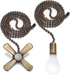 Smotecq Ultra Long Ceiling Fan Pull Chain Extender, Embedded With Decorative Fro. Fixed Price $14.95.