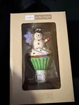 Ganz Christmas Snowman Cupcake Night Light. Fixed Price $25.00.