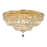 Elegant Lighting Tranquil 12 Flush, Gold/royal Cut Crystal V2528F24G-RC. Fixed Price $716.00.