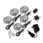 5 X Home Use Or Under Kitchen Cabinet Led Accent Puck Lighting (nickel). Fixed Price $25.00.