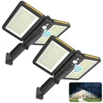 Ropelux Solar Outdoor Lights, 6000LM Motion Sensor Double Big S.... Fixed Price $124.99.