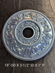 Ekena Millwork Vienna Ceiling Medallion 18" Od X 3-1/2" Id 1" P Endurathane. Fixed Price $30.00.
