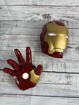 3D Light Fx Marvel Avengers Iron Man 10" Helmet & Hand Wall Decor Led Rare. Fixed Price $49.99.