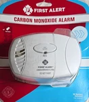 First Alert Carbon Monoxide Alarm Cat. 1039718 Open Box. Fixed Price $5.00.