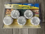 Westek 20W Halogen Undercabinet Puck Lighting Kit White ALV50HC. Fixed Price $39.99.