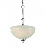 Z-lite Sterling Collection Polished Nickel Frost Glass Chandelier/pendant $507. Fixed Price $71.99.