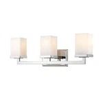 Z-lite Tidal Vanity Light, Chrome, Matte Opal 1901-3V. Fixed Price $204.00.