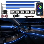 Acrylic Interior Car Led Strip Light With Wireless App, Rgb 6 & 175 Inch.... Fixed Price $75.88.