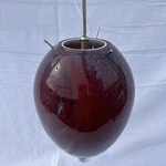 Rare Nos Lbl/tech Lighting Italian Murano Glass Pendant Fixture Red Nuage. Fixed Price $220.00.