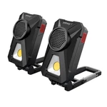 Infinity X1 700LM Rechargeable Work Lights With Bluetooth Stereo Speakers 2 Pack. Fixed Price $33.95.