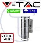 V-tac VT-7632 Led Wall Round Spotlight GU10 Grey Outdoor. Fixed Price $29.80.
