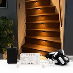 Motion-triggered Stair Lighting Kit SSL-0516-B, Dimmable Delay Lights Off.... Fixed Price $163.79.