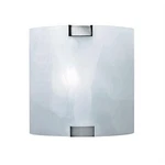 Lite Source LS-1395CLOUD Nimbus Polished-steel 40-WATT Wall Lamp W/ Glass. Fixed Price $25.95.
