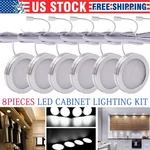 Led Under Cabinet Lighting Kitchen Counter Closet Shelf Puck Hardwired. Fixed Price $40.79.
