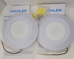 Pk Kichler 43870 WHLED30B White, Led, 12.5 W, 3000K Dimmable Polycarbonate. Fixed Price $49.99.