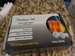 Mockins 2 Pack Natural Himalayan Salt 5" Inch Cylinder Shaped Night Light. Fixed Price $20.00.