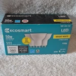 Pk Ecosmart 50 / 5.3 - Bright White Bulbs 2 Pin GU10 Dimmable. Fixed Price $13.00.