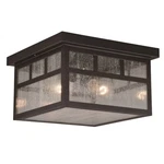 Vaxcel Mission Light 11-1/2" Outdoor Flush Mount, Oil Burnished Bronze T0440. Fixed Price $174.99.