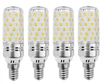 E12 Corn Bulbs 16W (4 Pack) 3000K Warm White 80 Leds 2835 Smd 1500LM 120W.... Fixed Price $25.16.