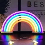 Rainbow Night Light For Kids - Led Neon Signs Wall Decor, Bedroom. Fixed Price $14.34.
