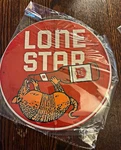 Tin Sign Lone Star Beer Texas 8X8 Round Hanging Decor Man Cave Patio. Fixed Price $14.99.