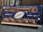 Nfl Novelty Light Set Nos Football Christmas Tree Kurt Adler Santa's World. Fixed Price $25.00.